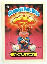 GARBAGE PAIL KIDS ADAM BOMB ERROR CARD 8a SERIES 1 GPK OS1 NM VERY RARE, 1985 picture