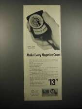 1947 DeJur 5B Exposure Meter Ad - Every Negative picture