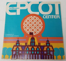 Epcot Center Fold Out Sliding Dial Brochure 1983 Kodak Map Future World picture
