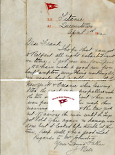 RMS TITANIC LAST LETTER CHEIF ENGINEER J. BELL TO HIS SON APRIL 11 REPRINT  picture