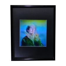 Shakespeare Matted Hologram Picture, 3D Embossed Type Animated Stereogram Framed picture