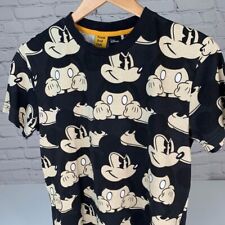Frank and Oak Shirt Women Small Disney Mickey Mouse All Over Fun Mad Angry Core picture
