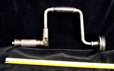 VINTAGE 1882 RATCHETING BRACE PECK STOW & WILCOX PAT.CHUCK FOR ROUND/SQUARE BITS picture