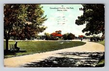 Denver CO-Colorado, Grounds And Pavilion, City Park, Vintage c1909 Postcard picture