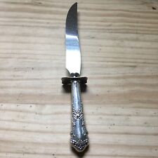 Vintage 1940s Midcentury Sterling handle Silver & Stainless Carving Knife 12.5