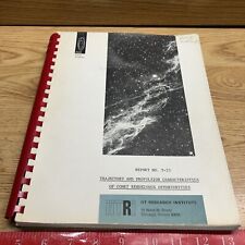 Trajectory propulsion Characteristics Comet Rendezvous Opp. Rare HTF Nasa IITRI picture