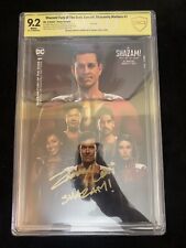 SHAZAM FURY OF THE GODS SPECIAL #1 Signed Zachary Levi CBCS 9.2 Actor Signed picture