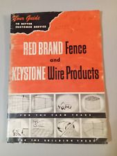 Vintage 1953 RED BRAND Fence & KEYSTONE Wire Products Wholesale Catalog picture
