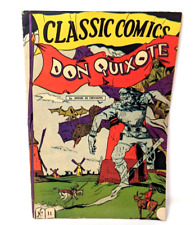 VTG 1946 Gilberton Classic Comics Don Quixote #11 Miguel De Cervantes DH22 picture