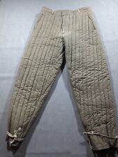 Telogreika Pants Men's 35x31 Green Insulated Cold Weather Military 1951 Vtg picture