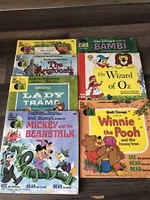 Vintage Walt Disney See Hear Read Books Lot Of 7 Books Only) (No Records) picture