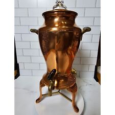 Antique Landers Frary and Clark Universal 06 Copper and Brass Coffee Percolator picture