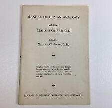 Manual Of Human Anatomy Of The Male & Female Maurice Chideckel MD 1943 picture