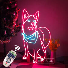 102cmX37cm Custom Neon Signs Husky Dog LED Night Light Dog Sign Gift Pet Decor picture