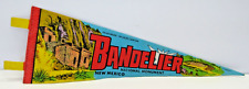 Rare Vintage Bandelier National Monument New Mexico Pennant Wall Hanger picture