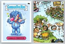 2022 Topps Garbage Pail Kids Book Worms Gobbled GROVER GPK Sticker Card 14a NM picture