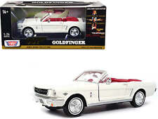 1964 1/2 Ford Mustang James Bond 007 Goldfinger 1/24 Diecast Model Car picture