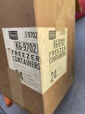 NOS Box Unused Vintage Sears Roebuck Tupperware Freezer Refrigerator Containers picture