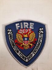 Washington township Indianapolis DEPT PATCH fire department  picture