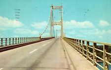 Vintage Postcard 1958 American Span Of Thousand Islands International Bridge NY picture