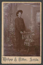 Ca 1870 RPPC* BISHOP RITTER ARISTO 4.25 X 6.5 CABINET TYPE PHOTO SEE INFO picture