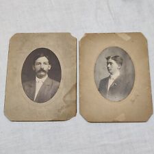 Cabinet Card Photo - 2 Portraits of Gentlemen -  Sept 8 1906 picture