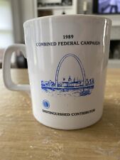 St Louis Arch 1989 Federal Campaign Distinguished Contributor Coffee Cup Mug picture