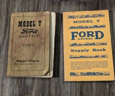 Vintage Model T Ford Service Instructions For Cars & Owners Supply Book Lot USA picture