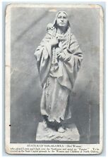 c1920's Statue Sakakawea Bird Woman Lewis Clark Empire North Dakota ND Postcard picture