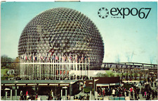Expo 67, US Pavilion Quebec Canada 1967 Vintage Postcard picture
