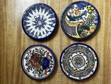 Set of 4 Midcentury Ceramic Coasters with Medieval Motif, Fornasetti Style ITALY picture