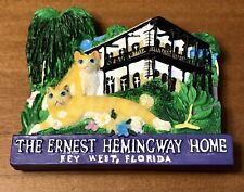 VINTAGE Ernest Hemingway Home Key West Florida FL Fridge Magnet Travel Souvenir picture