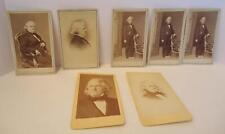 Seven President Andrew Johnson Cabinet Cards - Mathew Brady and A. Liebert Paris picture