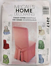 2001 McCalls Sewing Pattern 3217 Chair Cover Windsor Folding Ladder Back 8216 picture