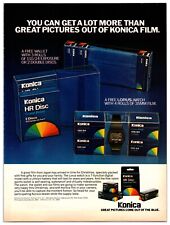 Original 1984 Konica Camera Film - Original Print Ad (8x11) *Advertisement* picture