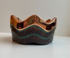 Nambe Copper Canyon Collection Dish by Lisa Smith 2009 Design MT0145 picture