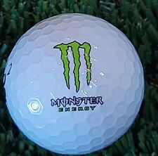 Logo Golf Ball RARE MONSTER Energy Drink Bridgestone e12 Mint 5A Used (1pc) picture
