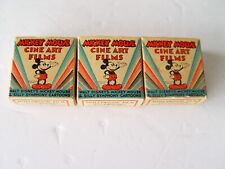 3 Micky Mouse Walt Disney Cine Art Film Strips for Handheld Viewer picture