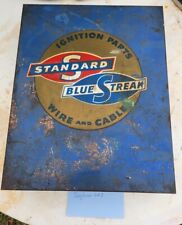Vintage Standard Blue Streak Ignition Parts Points Wall Cabinet picture