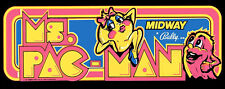 Ms PacMan (Ms. Pac-Man) Arcade Marquee/Sign (26
