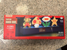 NIB Paladone Super Mario Brothers Retro Icons Light Decor, Mushroom Flower, Star picture