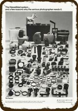 1973 HASSELBLAD CAMERA & LENS SYSTEM Vintage Look DECORTIVE REPLICA METAL SIGN picture