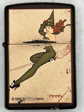 Vintage 1999 Bewitching Petty PinUp Girl Zippo Lighter picture