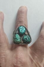Vintage Dennis Ramone Sterling Turquoise Ring picture