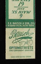 1940s Bausch Optometrists E. E. Bausch & Son 6 Main St. 61 East Ave Rochester NY picture
