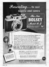 Bolsey Model B-2 Camera vintage 1949 Print Ad picture