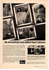 1959 Leica M-3 Camera 50mm Dual-Range Summicron Lens Ernst Leitz NY Print Ad picture