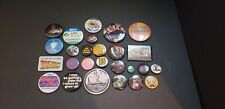 Pin Back Button Miscellaneous Lot Of 26 picture