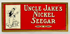 UNCLE JAKE'S NICKEL SEEGAR CIGAR CO LABEL picture