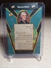 2023 PIECES of the PAST THOMAS JEFFERSON JUMBO RELIC CARD #OTSO-4 picture